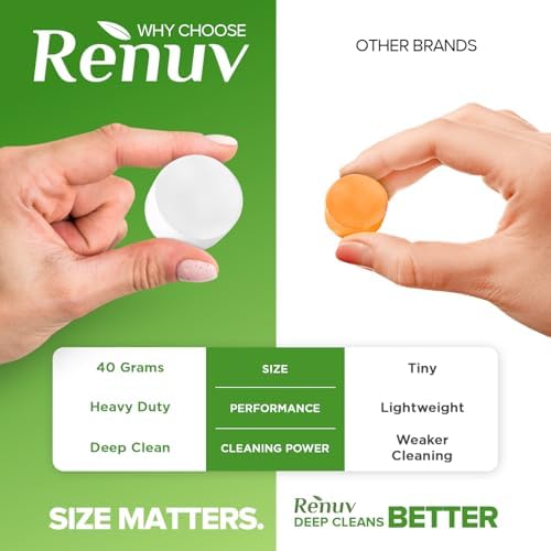 Renuv Garbage Disposal Cleaner Tablets 12 XL One Year Supply