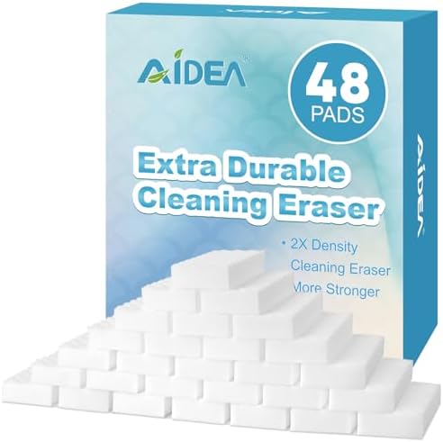 AIDEA Magic Sponges Cleaning Eraser 48 Pads 2X Density Stronger