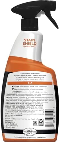 Weiman Granite Cleaner Polish Protect 3 in 1 2 Pack