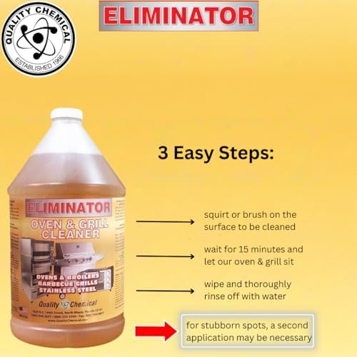 Quality Chemical Oven Cleaner Grill Cleaner - 128 oz Pack of 1