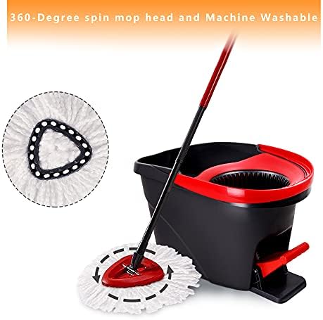 Yision 12PCS Microfiber Mop Replacement Heads