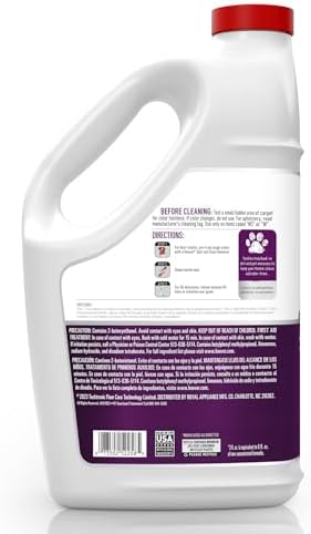 Hoover Pet Carpet Cleaner Solution 128 oz Tropical Breeze Scent