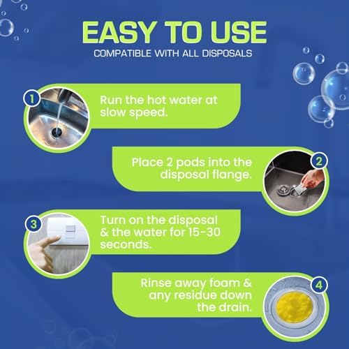 True Fresh Garbage Disposal Cleaner Powder 24-Pack