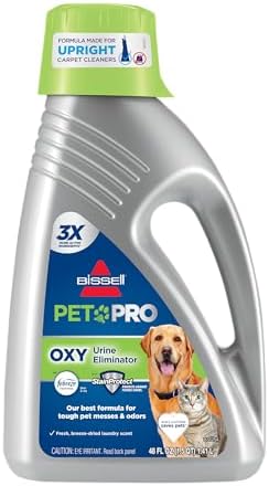 Bissell Professional Pet Carpet Cleaner Shampoo 48 Ounce Silver