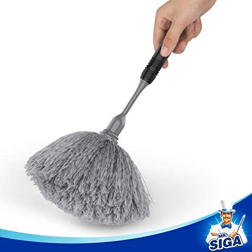 MRSIGA Microfiber Delicate Duster with Non Slip Handle