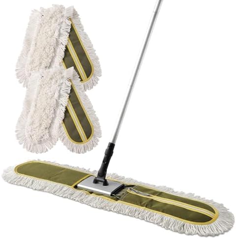 36 Heavy Duty Dust Mop with Long Handle for Commercial Cleaning