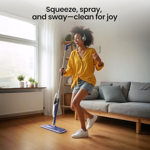 Xlife Spray Mop with 15 oz Refill and 2 Microfiber Pads