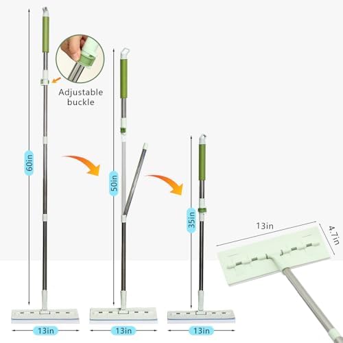 Magic Sponge Eraser Mop with 60 Adjustable Handle