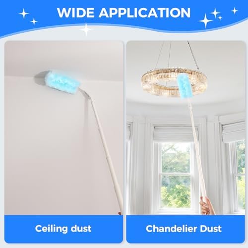 Disposable Duster Refills 8-Pack with Extendable Handle