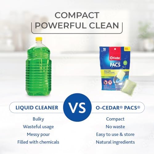 O-Cedar EasyWring Microfiber Mop with Citrus PACS