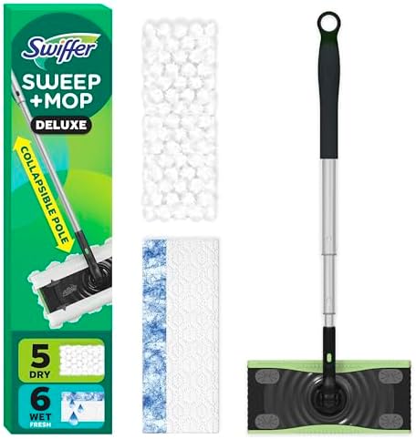 Swiffer Sweep Mop Deluxe 2-in-1 Floor Cleaning Kit