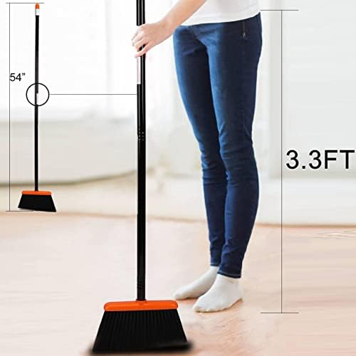 TreeLen Broom and Dustpan Set with 52 Handle 1