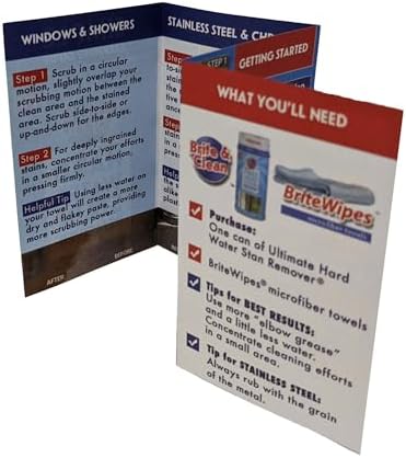 Brite Clean Spotless Showers Kit for Hard Water Stain Removal