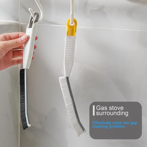 Hard Bristle Crevice Cleaning Brush 2 Pack