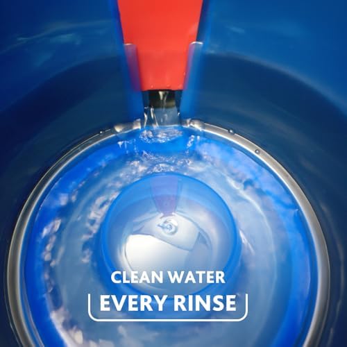 O-Cedar RinseClean Spin Mop Bucket with 2 Extra Heads