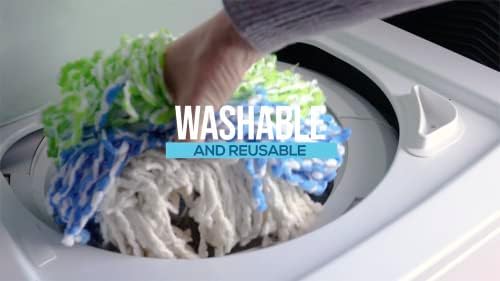SIMPLI-MAGIC Spin Mop System with 3 Mop Heads