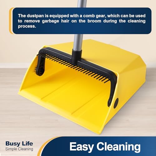 Yocada Commercial Dustpan with Comb for Efficient Cleaning
