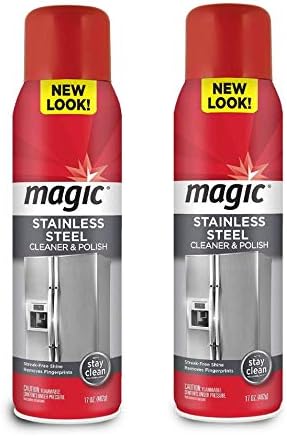 Magic Stainless Steel Cleaner Aerosol - 2 Pack