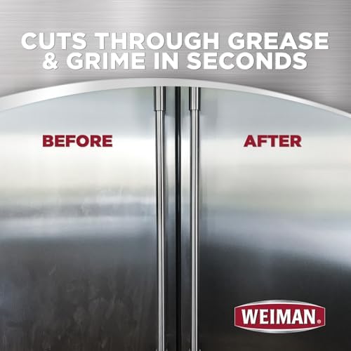 Weiman Stainless Steel Cleaner Kit - 3 Piece Set for Spotless Surfaces
