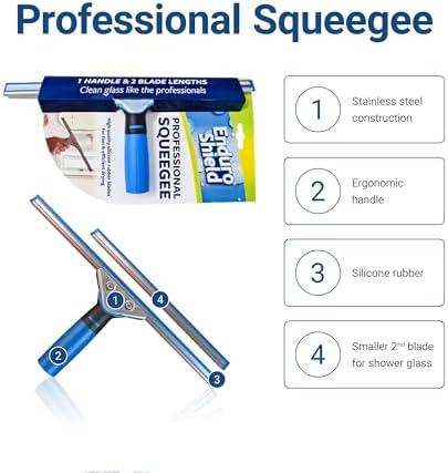 EnduroShield Glass Treatment Kit with Professional Squeegee