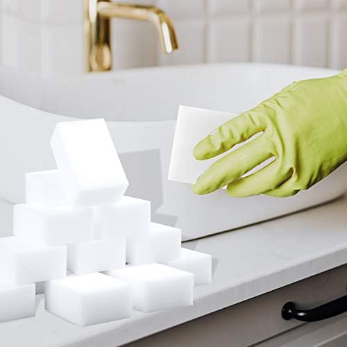 100 Pack Magic Sponge Eraser Thick and Durable Melamine Cleaning Sponges