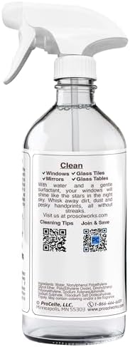 PROSOL WORKS Glass Cleaner 16 oz - Multi-Surface Streak-Free Spray