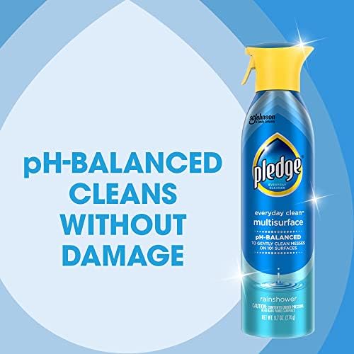 Pledge pH-Balanced Multisurface Cleaner Rainshower Scent 97oz Pack of 3
