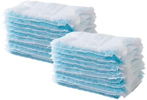Faliuepe Disposable Dusters Refills 20 Count Blue Electrostatic