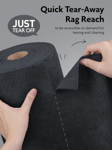 Fantasticlean Microfiber Cloth Roll - 75 Pack DimGray 1