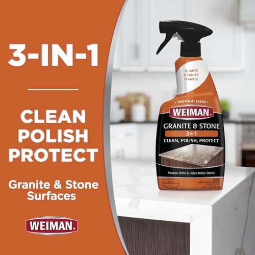 Weiman Granite Cleaner Polish Protect 3 in 1 2 Pack