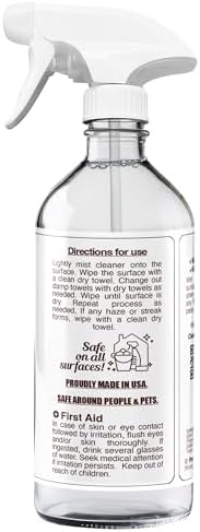 PROSOL WORKS Glass Cleaner 16 oz - Multi-Surface Streak-Free Spray