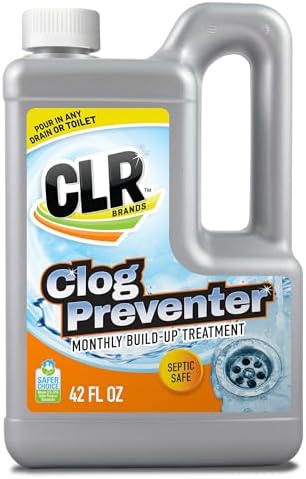 CLR Clear Pipes Drains Monthly Build Up Remover 42 Oz