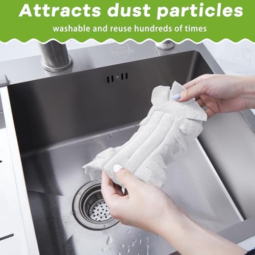 Zubebe 6 Pcs Reusable Fleece Duster Refills 1