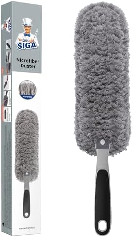 MRSIGA Lint Free Microfiber Duster for Household Cleaning