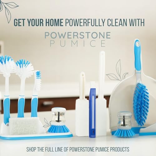 Powerstone Pumice Chisel Sticks - 8 Pack with Refillable Case