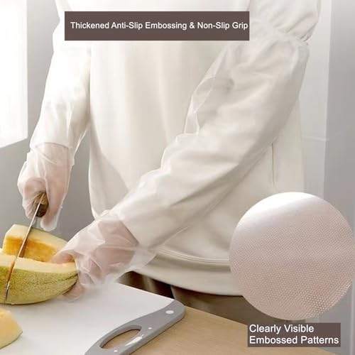 Hipifans Long Sleeve Cleaning Gloves 10PcsSet