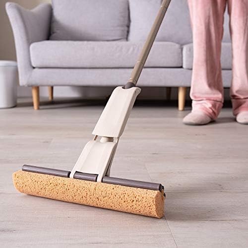 Eyliden Sponge Mop with 2 Reusable Refills