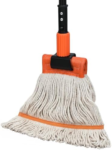 KalTell Heavy Duty 58 Commercial Mop with Safety Orange Handle