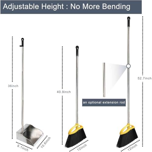 Gloffer Broom and Dustpan Set for Home 1