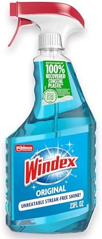 Windex Original Blue Glass Cleaner 23 Fl Oz Spray Bottle 1
