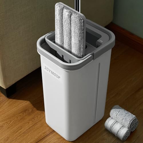 JOYMOOP Mop Bucket Set with Wringer 3 Microfiber Pads