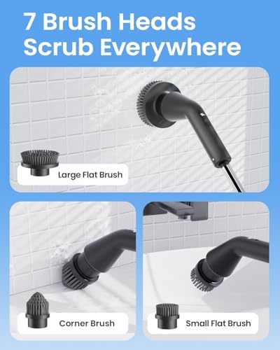 Leebein Electric Spin Scrubber 2 Speeds IPX7 Waterproof