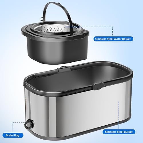 Swiftiron Spin Mop and Bucket Set with Wringer