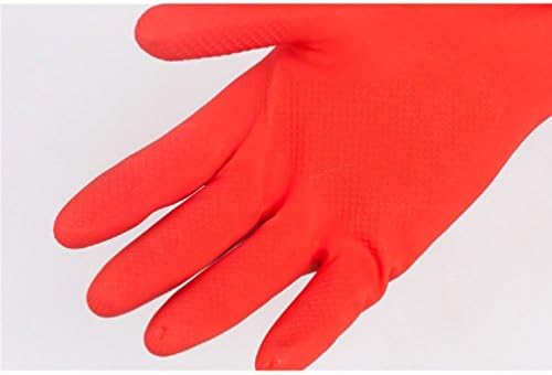 Treenewbid Kitchen Rubber Gloves with Warm Lining 2 Pairs