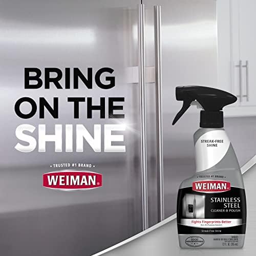 Weiman Stainless Steel Cleaner Kit - 3 Piece Set for Spotless Surfaces