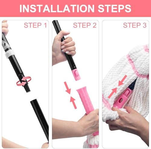 KeFanta Self Wringing Twist Mop with Wringer