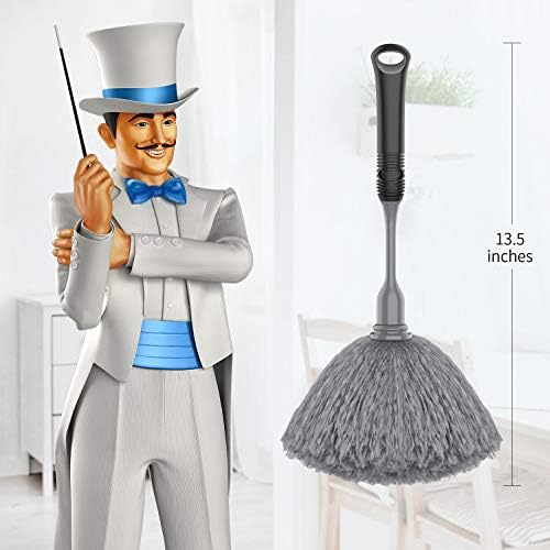 MRSIGA Microfiber Delicate Duster with Non Slip Handle