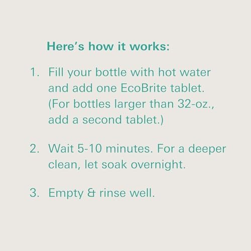 Owala EcoBrite Cleaning Tablets - 20 Pack for Bottles Cups and More