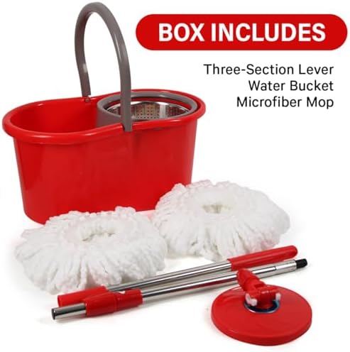 TAKTICK Spin Mop and Bucket with Wringer Set