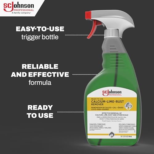 SC Johnson Professional Calcium Lime Rust Remover Spray 32 Fl Oz 12 Count